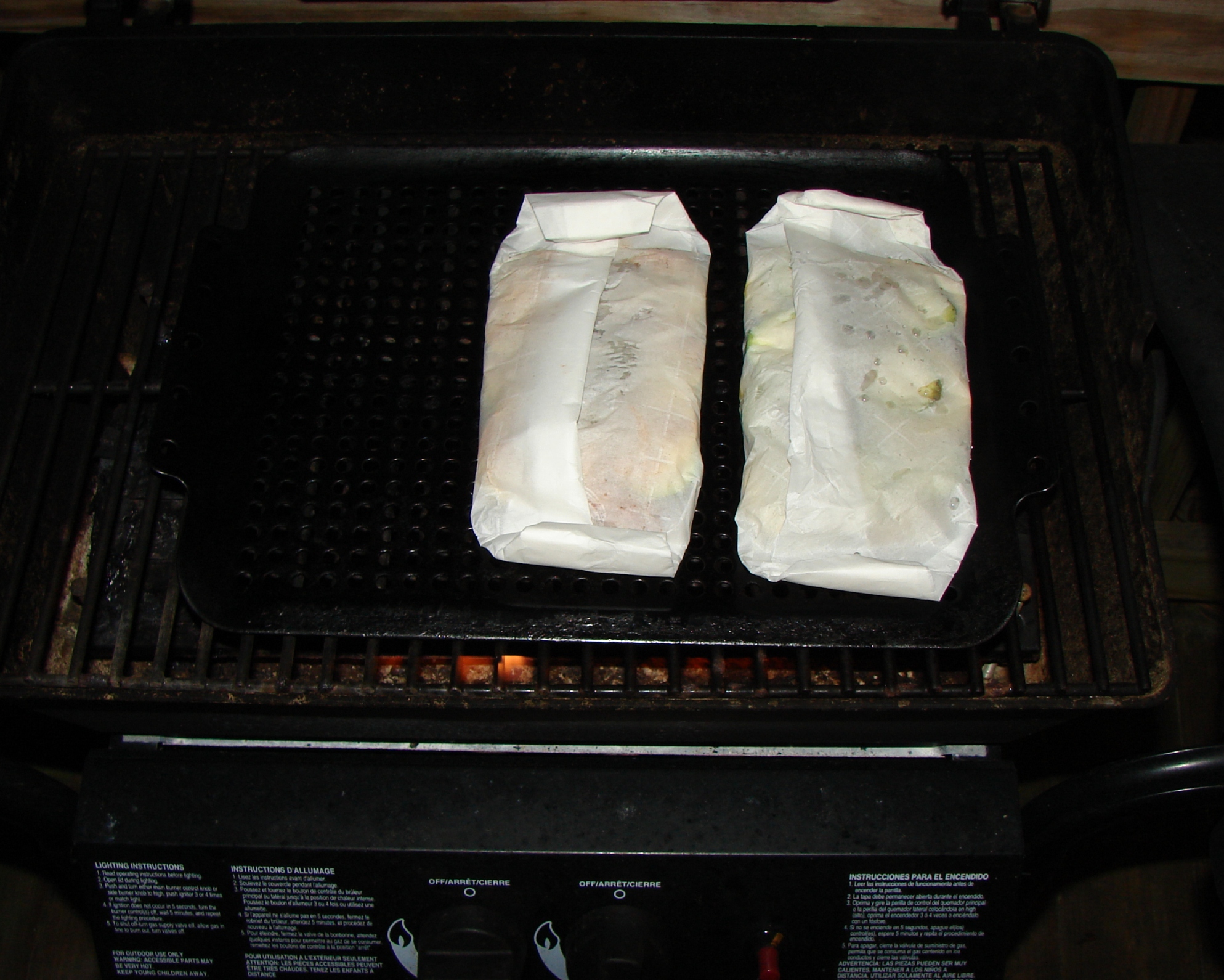  People use parchment paper for grill