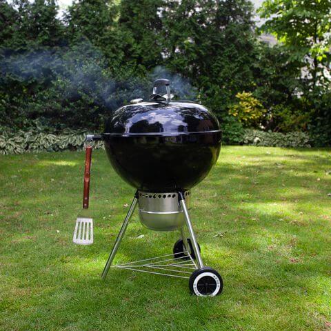 A Weber Charcoal Grill